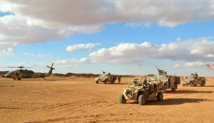 انسحاب قوات التحالف الدولي من قاعدة التنف السورية إلى الأردن