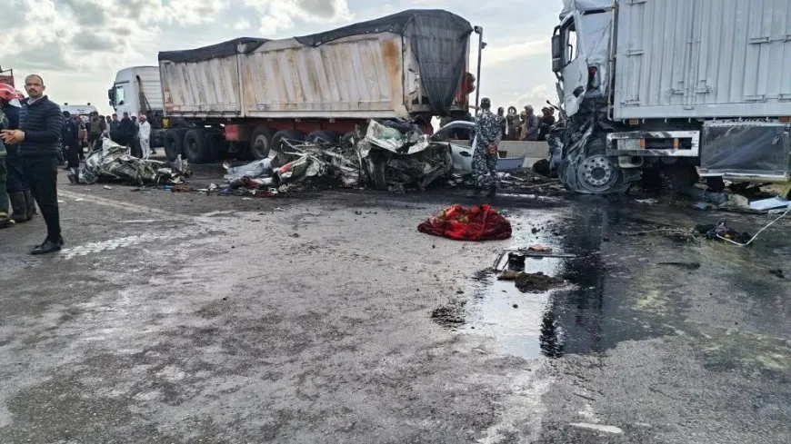 حادث طريق المنصورة بنها المروع في أول أيام رمضان بمصر
