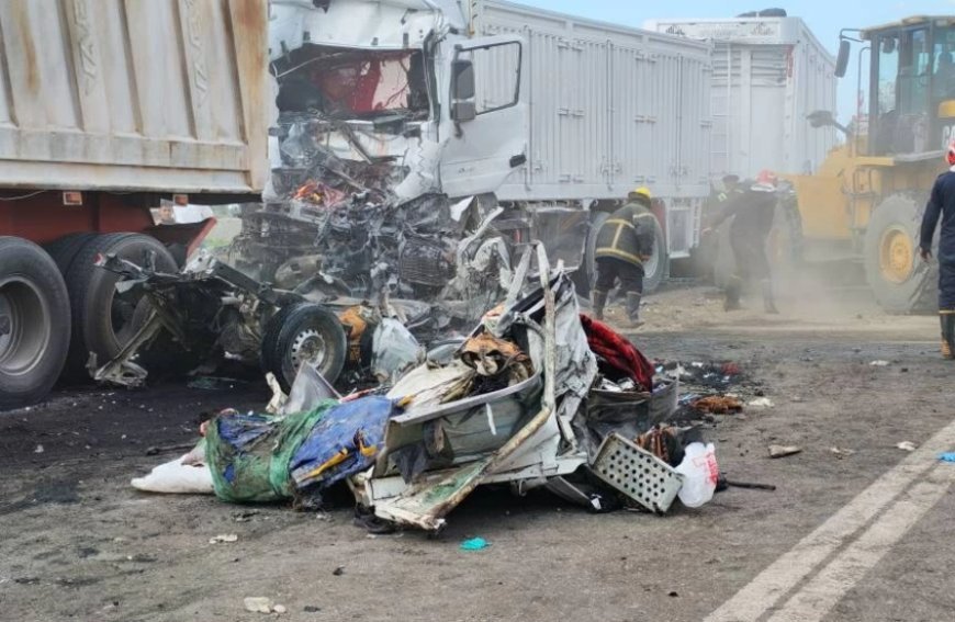 حادث طريق المنصورة بنها المروع في أول أيام رمضان بمصر