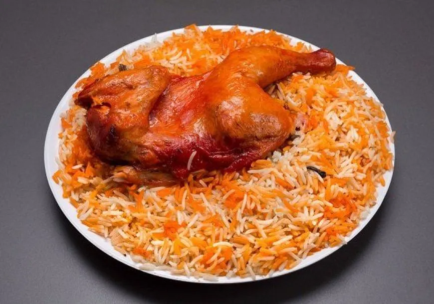 طريقة عمل المندي السعودي الأصلي بالدجاج والارز البسمتي