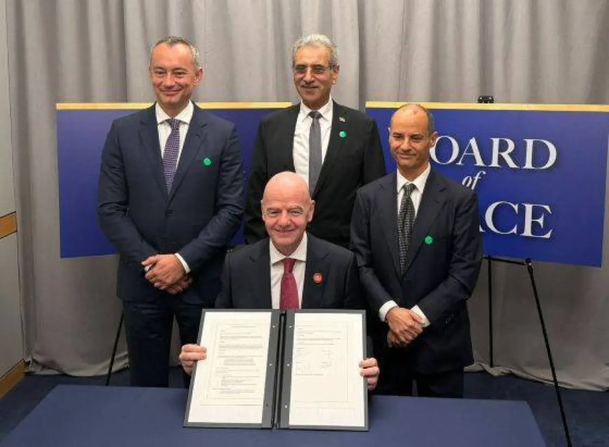 اتفاق تاريخي بين فيفا ومجلس السلام لدعم غزة كروياً