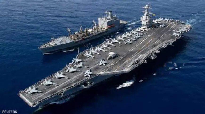 أضخم حاملة طائرات في العالم جيرالد فورد ترسو في حيفا