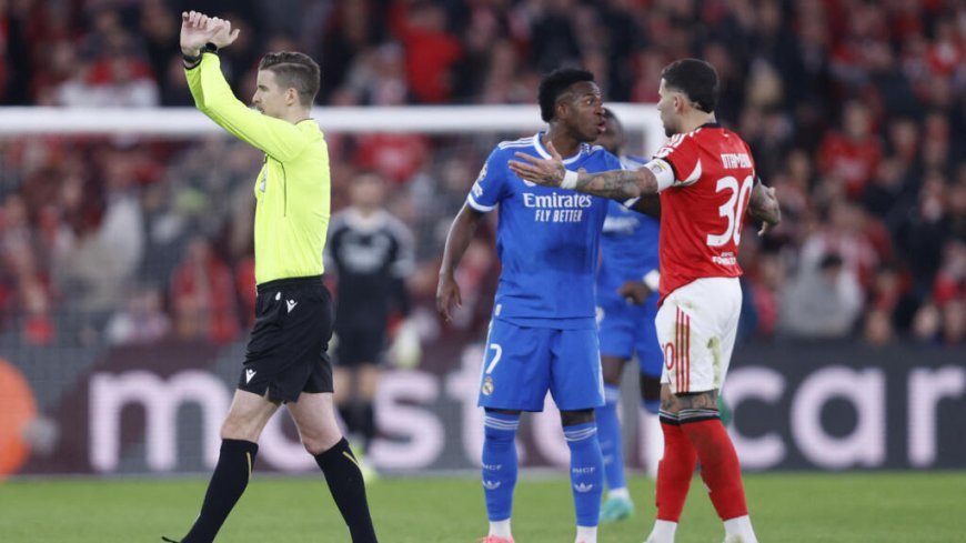 فينيسيوس يتعرض للعنصرية في كأس أبطال أوروبا وريال مدريد يدرس الانسحاب