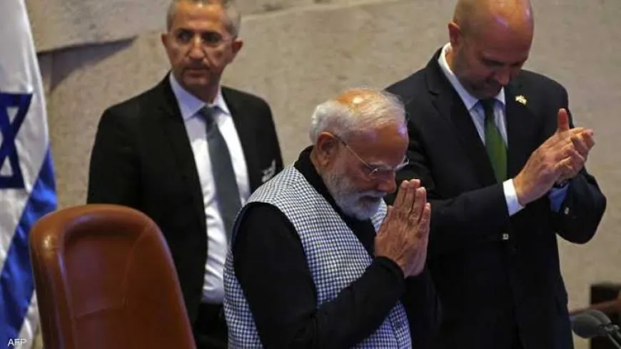 مودي في الكنيست: الهند تقف بثبات مع إسرائيل ضد الإرهاب