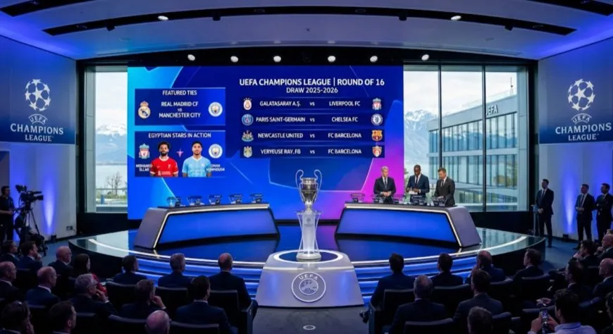 نتائج قرعة دور الـ 16 لدوري أبطال أوروبا 2026 ومواجهات نارية