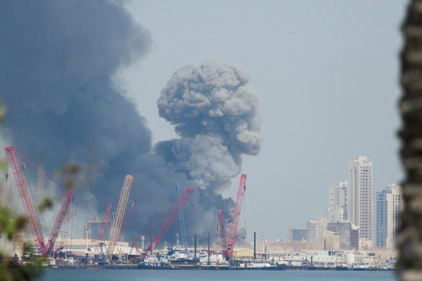 هجوم إيراني بالمسيرات والصواريخ يستهدف قاعدة الأسطول الخامس بالبحرين