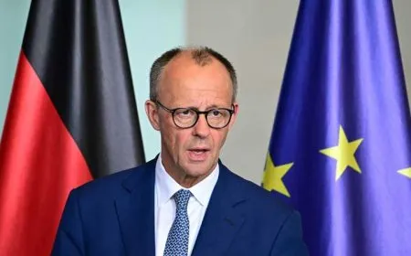 المستشار الألماني: النظام الإيراني يفتقر للشرعية وأيامه معدودة