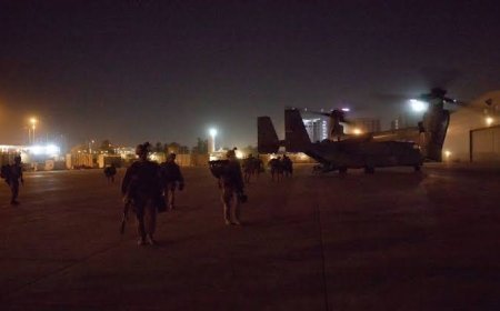 استهداف الجناح العسكري الأمريكي في مطار بغداد الدولي