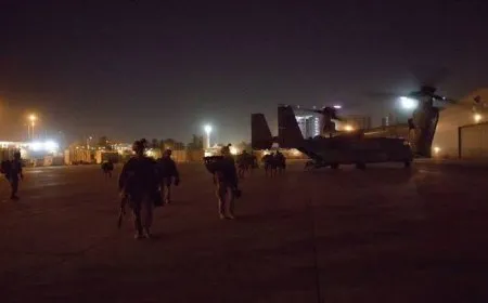 استهداف الجناح العسكري الأمريكي في مطار بغداد الدولي