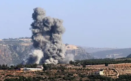 حزب الله  يتبنى استهداف موقع مشمار الكرمل الإسرائيلي بالصواريخ