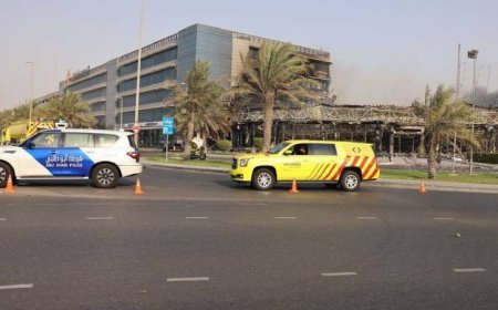 حريق مصفح أبوظبي: السيطرة على حريق خزانات وقود نتيجة طائرة مسيرة
