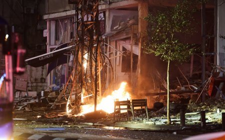 سقوط صاروخ إيراني انشطاري في تل أبيب