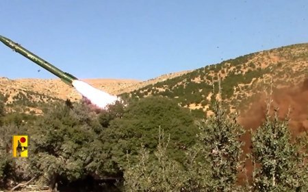 حزب الله يستهدف تجمعاً لقوات الاحتلال في موقع المطلة بصلية صاروخية