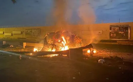 انفجارات في القاعدة الأميركية بمطار بغداد الدولي اليوم