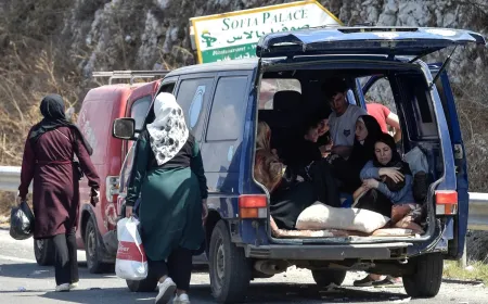 الغارات الإسرائيلية تجبر 50 ألف سوري على العودة من لبنان خلال أسبوع