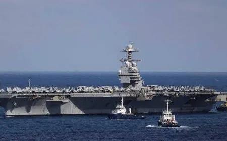 حاملة الطائرات جيرالد فورد تتجه إلى البحر الأحمر وتوقعات بتصعيد يمني