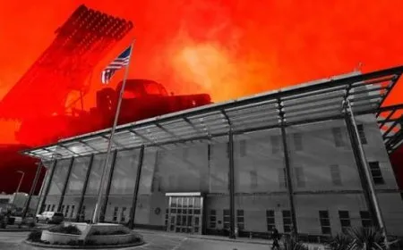 استهداف السفارة الأمريكية في بغداد بصواريخ كاتيوشا