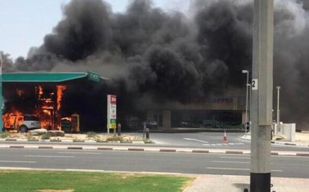 عاجل.. حريق "منطقة فوز البترولية" في الإمارات