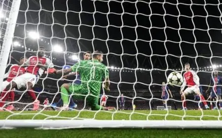 عاجل | أرسنال يحافظ على سجله خالياً من الهزائم في دوري أبطال أوروبا