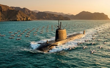 غواصة نووية بريطانية ومسيرات اعتراضية تتجه صوب مضيق هرمز