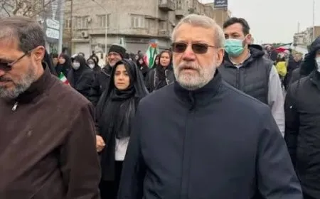 علي لاريجاني يهاجم الصمت الإسلامي تجاه العدوان الأمريكي