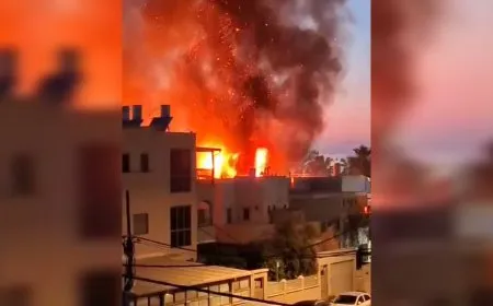 حريق نهاريا اليوم: هجوم مركب من حزب الله يشعل شمال إسرائيل