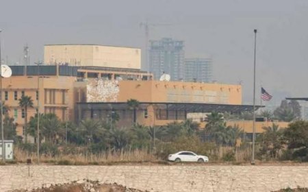 هجوم مسيرات على السفارة الأمريكية ببغداد وحريق في المحيط