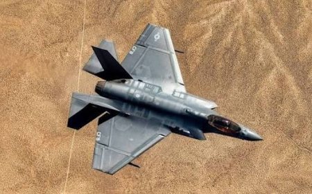 إصابة طائرة F-35 أمريكية فوق بندر عباس وهبوطها بالظفرة