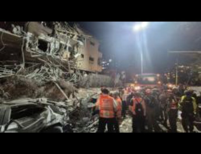 إصابة 7 مستوطنين في قصف صاروخي إيراني استهدف القدس