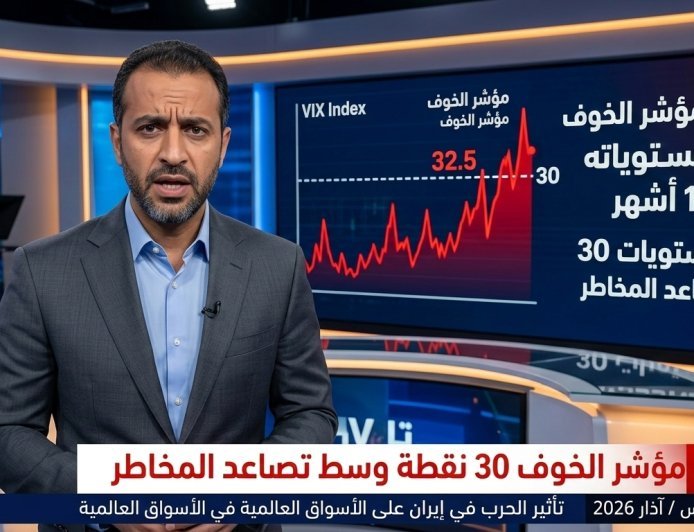 مؤشر الخوف في وول ستريت يقفز بنحو 18% لأعلى مستوياته