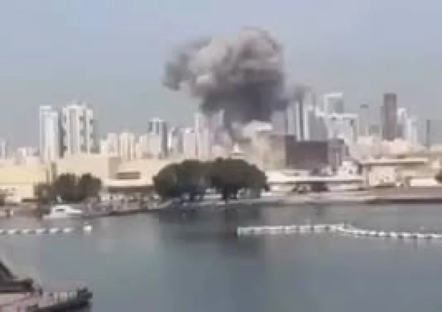 دبي الان.. انفجارات في سماء دبي والدفاع الجوي يحاول التصدي  للصواريخ الايرانية