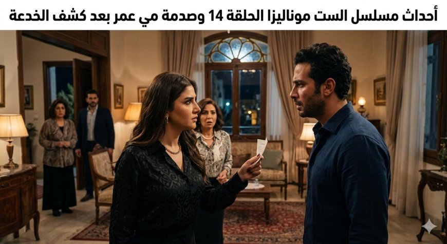 مسلسل الست موناليزا الحلقة 14 وصدمة مي عمر بعد كشف الخدعة