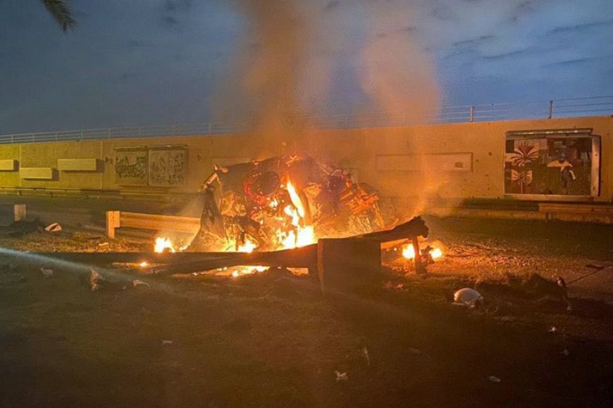 انفجارات في القاعدة الأميركية بمطار بغداد الدولي اليوم