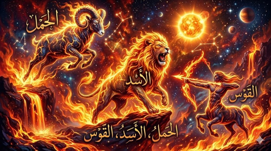 الأبراج النارية: صفاتهم المشتركة وأسرار شخصياتهم