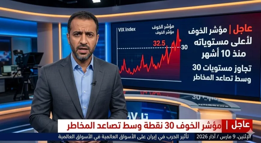 مؤشر الخوف في وول ستريت يقفز بنحو 18% لأعلى مستوياته