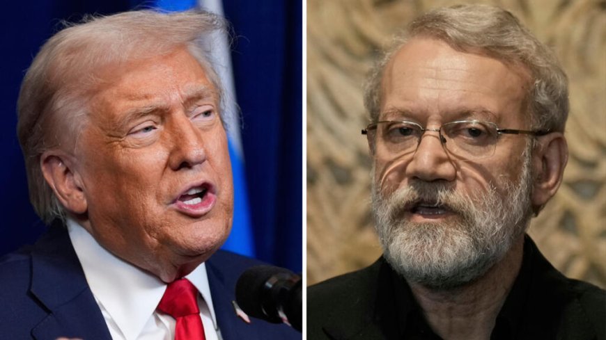 لاريجاني يهاجم ترامب: إنهاء الحروب لا يتم بتغريدات تويتر