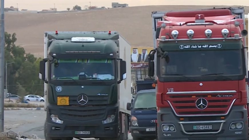 اعتداء على شاحنات أردنية بمعبر نصيب ومطالبات بحماية أمنية