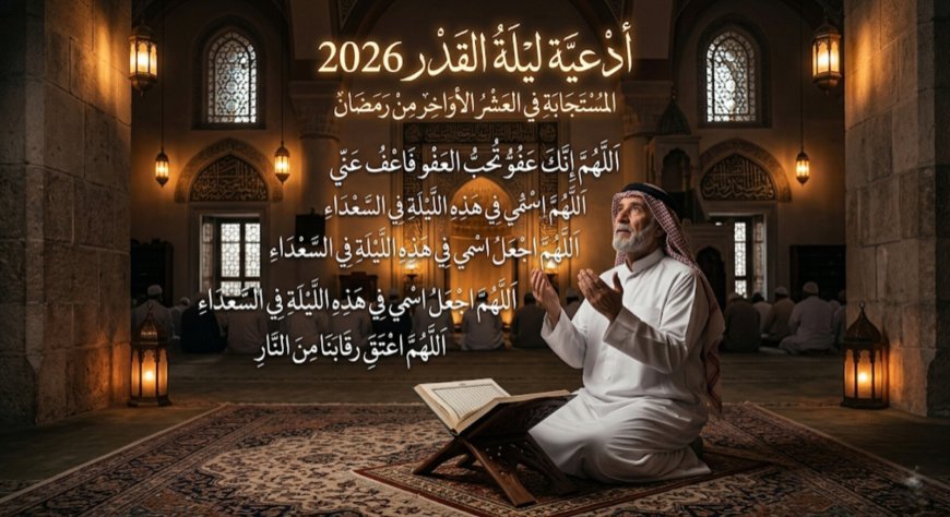أدعية ليلة القدر 2026 المستجابة في العشر الأواخر من رمضان