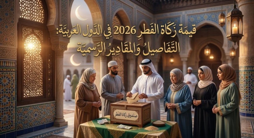 قيمة زكاة الفطر 2026 في الدول العربية: تفاصيل المبالغ والمصادر الرسمية