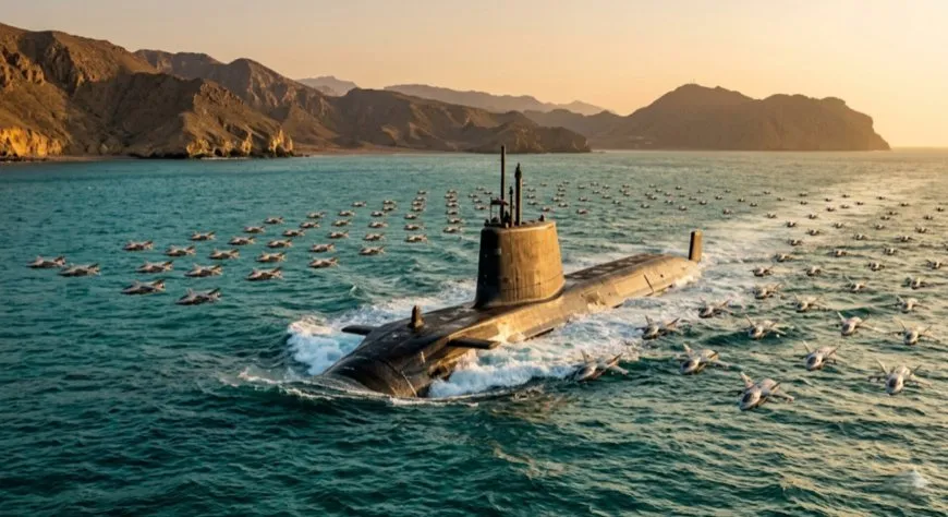 غواصة نووية بريطانية ومسيرات اعتراضية تتجه صوب مضيق هرمز