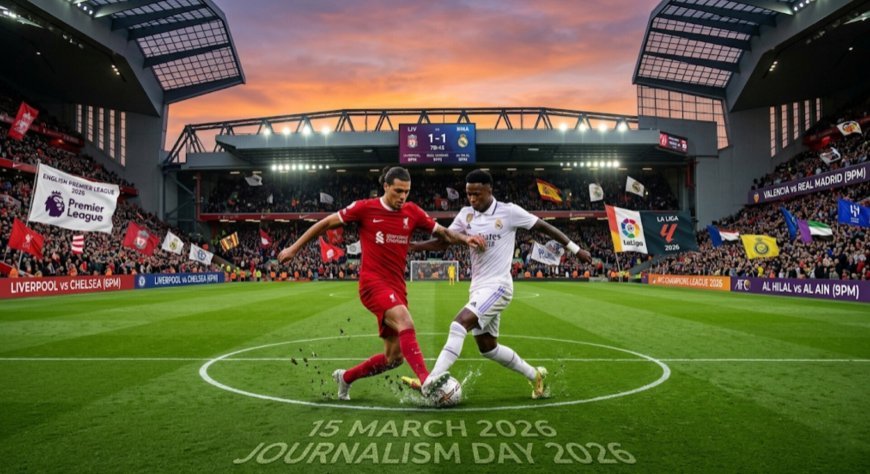 مباريات اليوم 15 مارس 2026 والقنوات الناقلة في الدوريات الكبرى