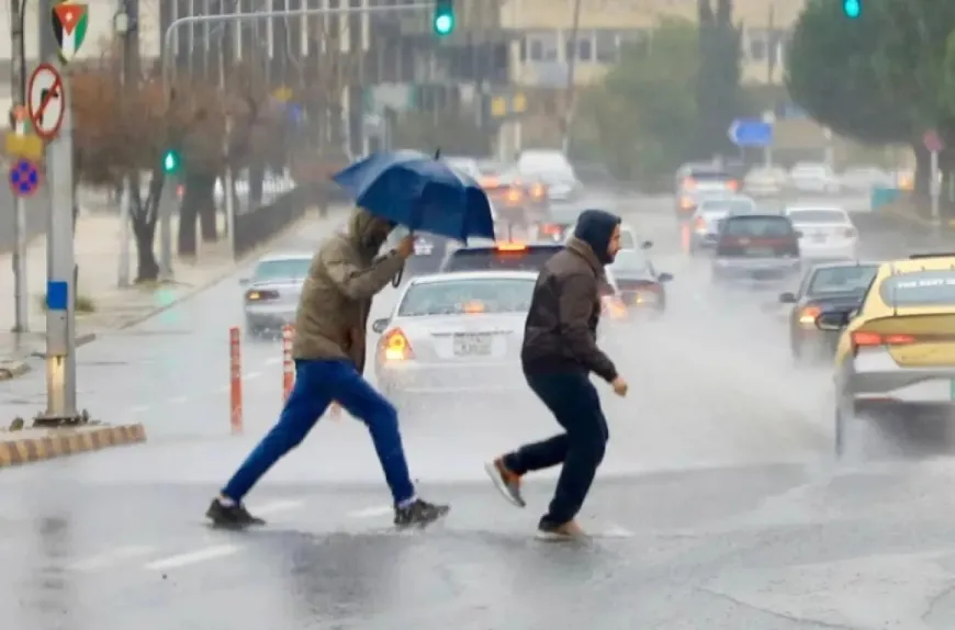 الأرصاد الجوية الأردنية تحذر من منخفض جوي وسيول قوية السبت