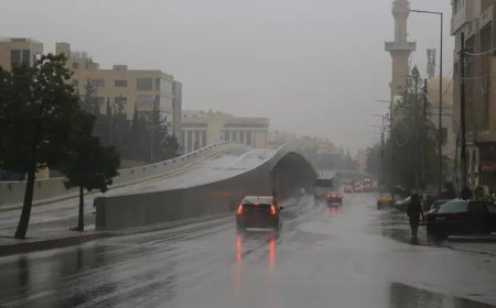 توقعات حالة الطقس في الأردن: منخفض جوي يلوح في الأفق