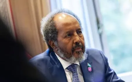 محاولة اغتيال الرئيس الصومالي حسن شيخ محمود في مطار بيدوا