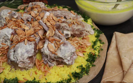 طريقة عمل المنسف الأردني الأصلي بالجميد الكركي واللحم البلدي