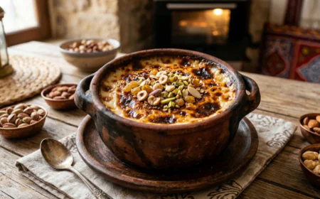 طريقة تحضير أرز بحليب في الفرن