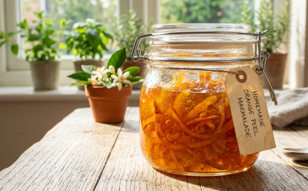 طريقة تحضير مربى قشور البرتقال