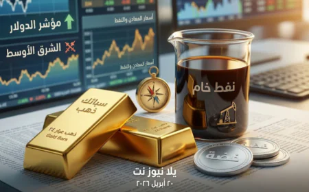 تراجع أسعار الذهب والفضة عالمياً وارتفاع النفط بسبب توترات الشرق الأوسط
