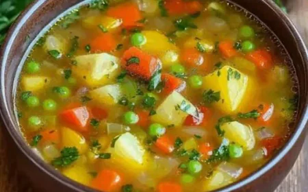 طريقة عمل شوربة الخضار الصحية لتقوية المناعة 2026