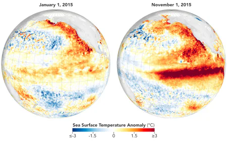 المنظمة العالمية للأرصاد الجوية ترجح عودة ظاهرة "إل نينيو" في منتصف العام الجاري